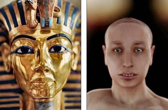 Δείτε το πραγματικό πρόσωπο του Φαραώ Τουταγχαμών (εικόνες)